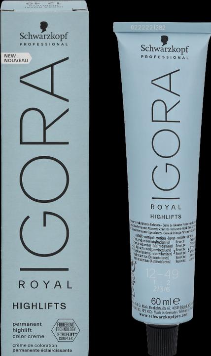 Immagine prodotto Schwarzkopf Professional Igora Royal Highlifts colore dei capelli (12-49 Highlifts Speciale Biondo Beige Viola)