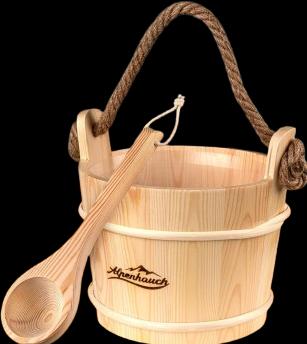 Immagine prodotto Alpenhauch Secchio per sauna con cazzuola