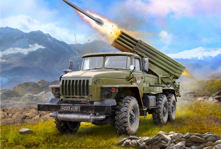 Actual product image Zvezda 1/72 BM-21 GRADE 1 ROCKET LAUNCHER (3/24) *