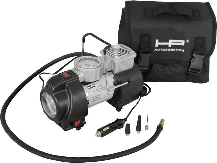 Productafbeelding HP Autozubehör 21261 Compressor 10 bar Analoge manometer, opbergdoos/-T (10 bar)