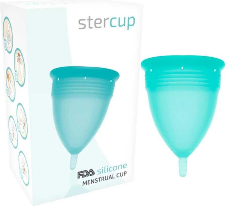 Stercup Menstrual Cup Gr?Sse S Aquamarina Farbe Fda Silicone (S)