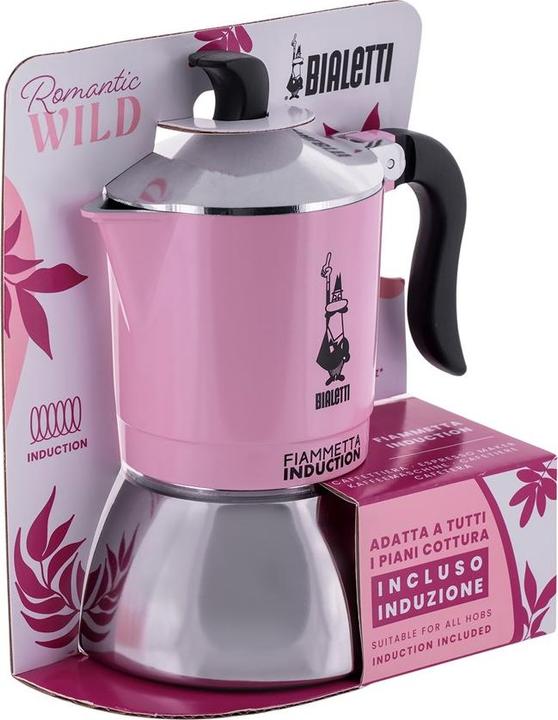 Bialetti Cafetière espresso FIAMMETTA Induction 4 tasses rose (4 T.)