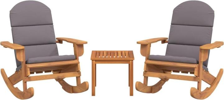 Produktbild VidaXL 3-tlg. Garten-Lounge-Set Adirondack Massivholz Akazie
