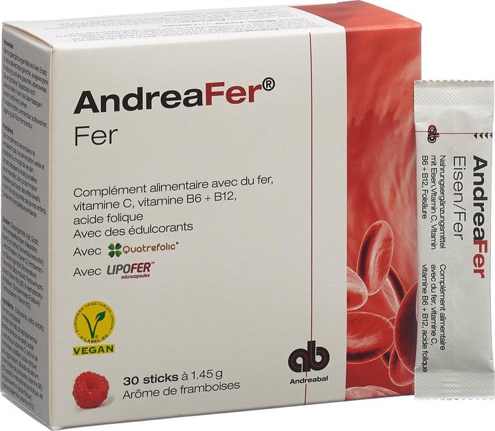 Andreafer Eisen Sticks (30 Stück, Stift, 87 g)