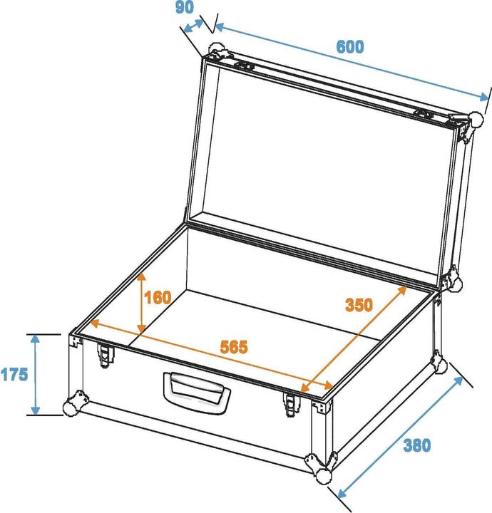 Produktbild Roadinger Case Universal Case (L x B x H (Universal)