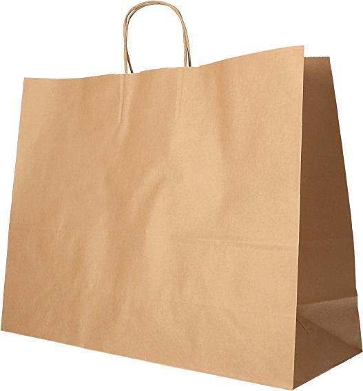 Actual product image Papstar Paper carrier bag, 270 x 320 x 215 mm, brown (Gift bag, 25 x)