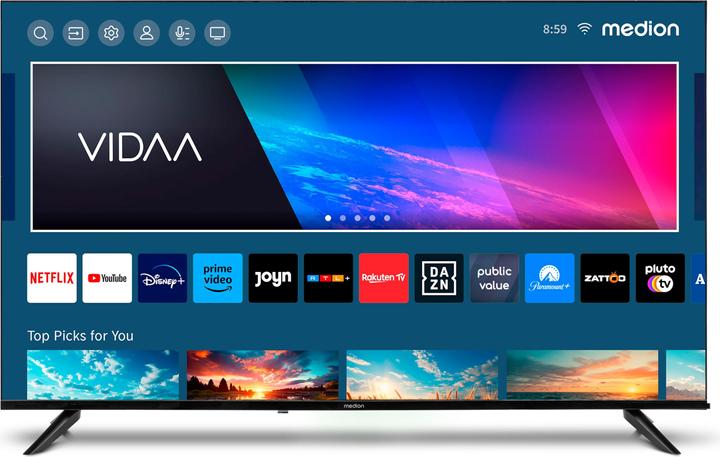 Actual product image Hisense TV MEDION® LIFE® X15517 (MD 31642) Ultra HD LCD Smart TV (55", LCD, 4K)