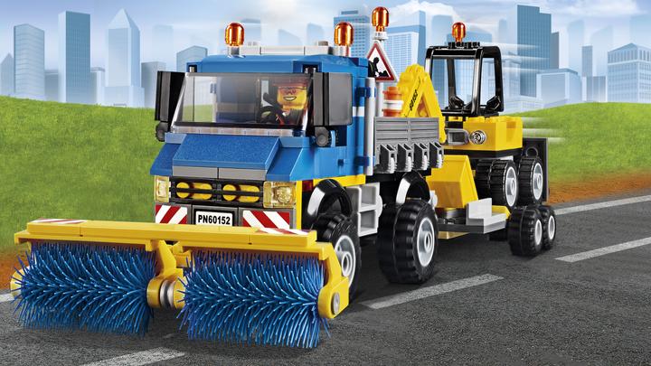 Actual product image LEGO Street cleaners and excavators (60152, LEGO City)