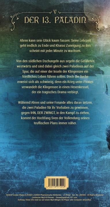 Produktbild Die Inseln der Klingensee: Der 13. Paladin Band V (Torsten Weitze, LAUSCH Medien, Günter Merlau, Deutsch)