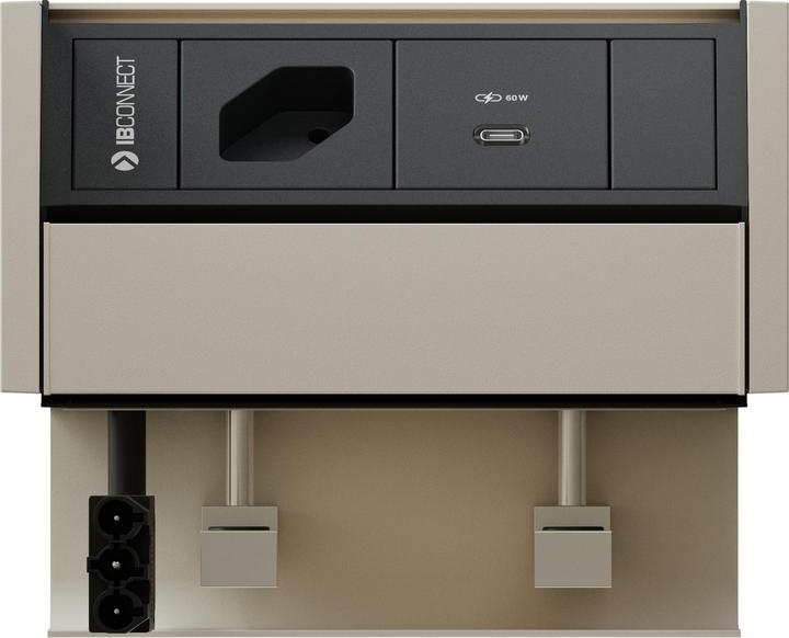 Immagine prodotto IB Connect PRISMA ciabatta elettrica bianca 1x tipo 13 1x USB-C 60W (1 x, USB-C, Tipo 13)