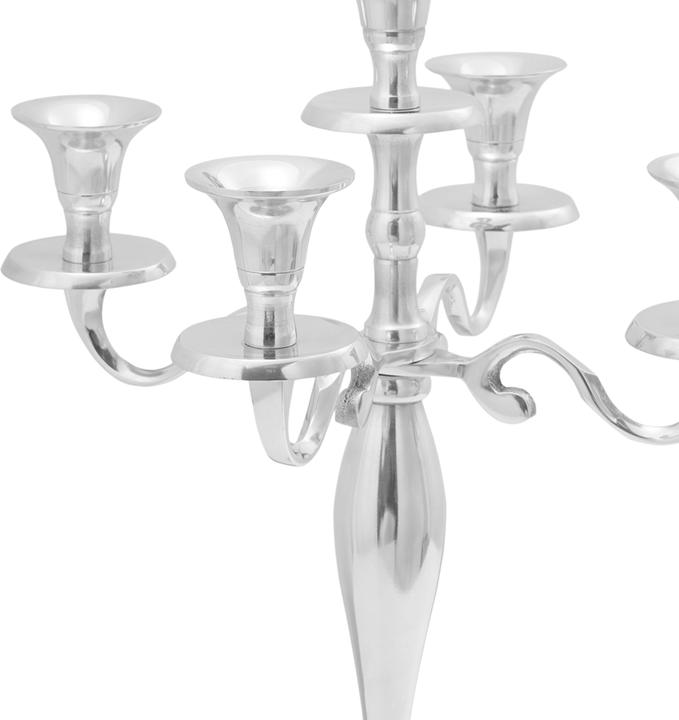 Produktbild VidaXL Kerzenhalter Silber 29x29x40 cm Aluminium (12 x 12 x 29 cm)