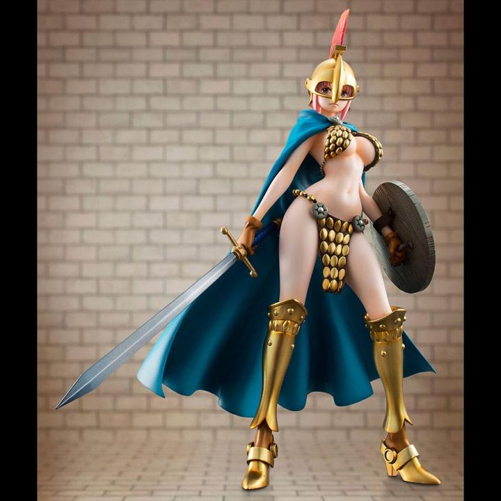 Actual product image Megahouse ONE PIECE - Statue PVC P.O.P S.A - Gladiator Rebecca