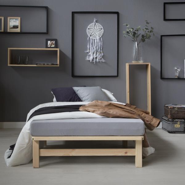 Actual product image Homestyle4u Pallet bed (140 x 200)