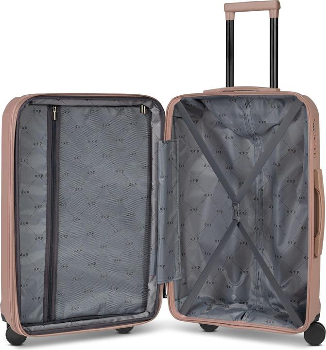 Actual product image D&N South Dakota 4 Rollen Kofferset 3-teilig mit Dehnfalte (203 l, XL (from 140l))