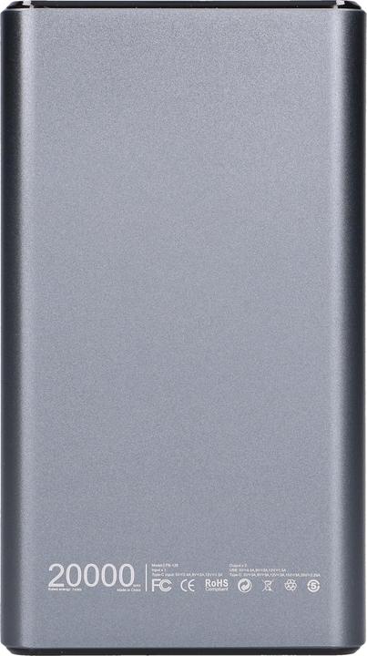 Actual product image Extralink EPB-126 20000mAh Srebrny | Powerbank | Power bank, 45W PD, USB-C (20000 mAh, 45 W, 74 Wh)