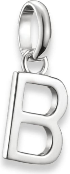 Thomas Sabo Charm-Anhänger Buchstabe B Connect Silber (Sterling Silber 925)