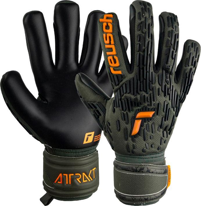 Reusch Attrakt Freegel Silver Torwarthandschuhe Grün 5370035 5555 (10) (10)