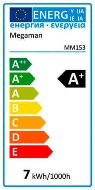 Energy Label Megaman LED plant lamp (E27, 8.50 W, 1 x, E)