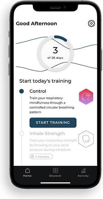 Actual product image Airofit Breathing trainer Active