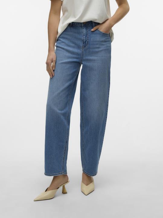 Produktbild Vero Moda VMETNA Hohe Taille Barrel Fit Jeans Straight-Fit (W29/L32)