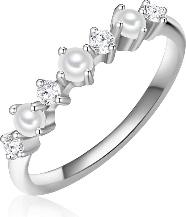 Immagine prodotto Glanzstücke München Perla d'acqua dolce d'argento con zirconia cubica - 31484 (50, 925 Argento)