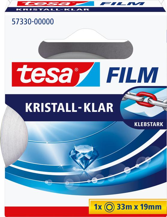 tesa Tesafilm 1x ruban adhésif KRISTALL-KLAR (19 mm)
