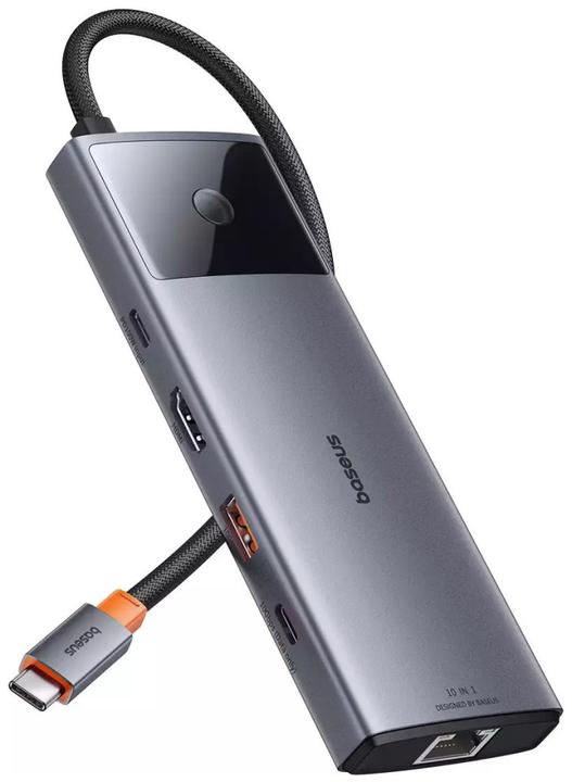 Baseus 10in1 Hub Metal Gleam II Series (USB-C, 10 Ports)