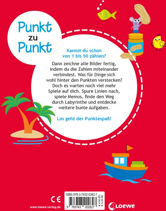 Produktbild Punkt zu Punkt - Mit den Zahlen von 1 bis 50 (Deutsch, Loewe Kreativ, Loewe Lernen und Rätseln, Joshua Schulz, 2019)