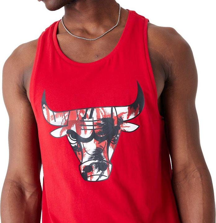 Actual product image New Era Tank Top - TREE INFILL Chicago Bulls red - M (M)