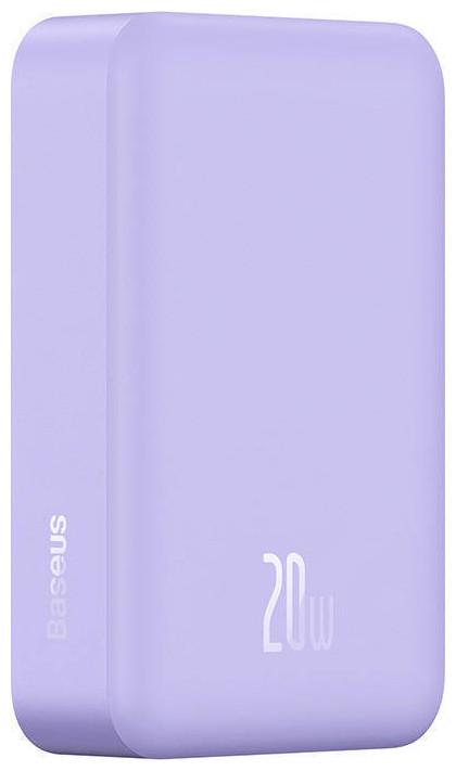 Actual product image Baseus Powerbank Magnetic Mini 20000mAh 20W (purple) (20000 mAh, 20 W, 74 Wh)
