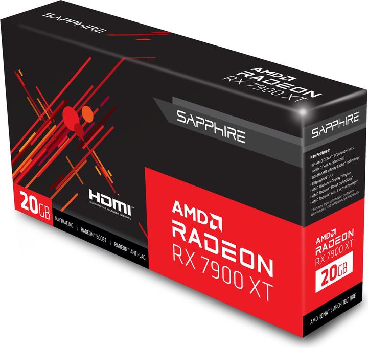 Produktbild Sapphire RADEON RX 7900 XT MBA (20 GB)