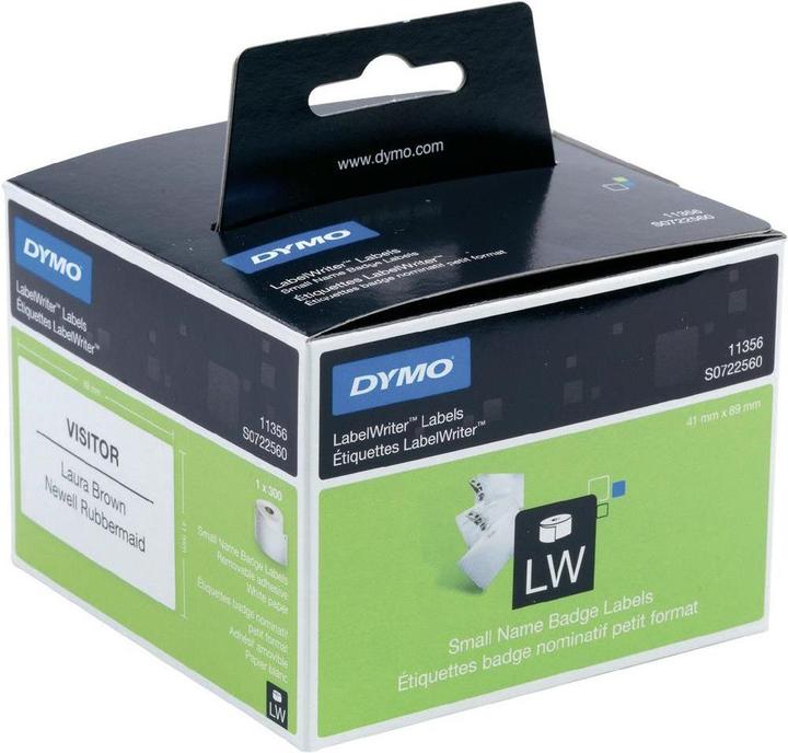 Productafbeelding Dymo S0722560 Blanco naamplaatjes