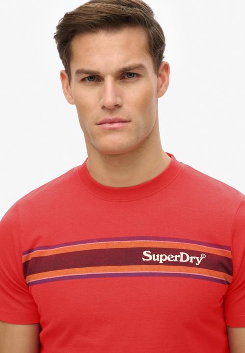 Produktbild Superdry Lässiges Venue T-Shirt mit Streifen und Logo (S)