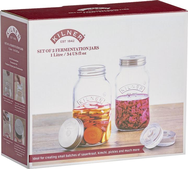 Produktbild Kilner Fermentationsgläser (2 Stk., 1 l)