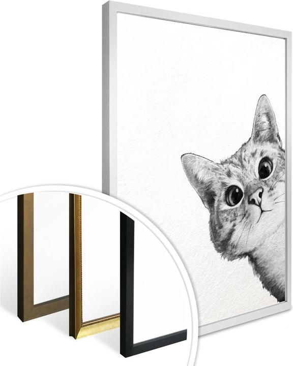 Produktbild Trenddeko Sneaky Cat (40 x 50 cm)