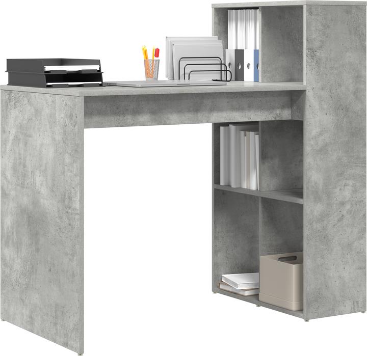 Produktbild VidaXL Schreibtisch Beton Grau Holzwerkstoff mit Betonoberfläche Mittel