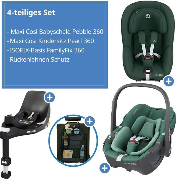 Actual product image Maxi-Cosi Babyschalen 3in1 Babyschale & Reboarder-Set FamilyFix (Reboarder, ECE R129/i-Size Standard)
