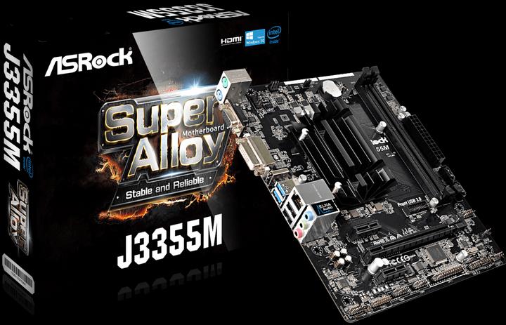 Produktbild AsRock J3355M (FCBGA1296, Intel SoC, mATX)