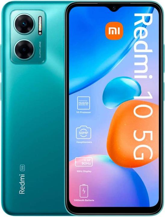 Actual product image Xiaomi Redmi 10 5G (64 GB, Aurora Green, 6.85", Dual SIM, 50 Mpx, 5G)