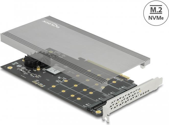 Image du produit Delock Carte PCI Express x16 > 4x interne NVMe M.2 Key M
