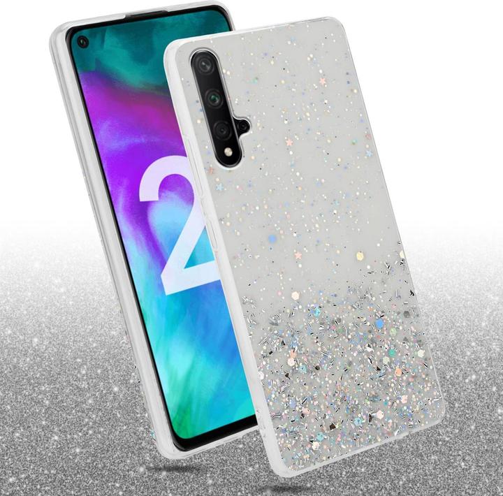 Produktbild Cadorabo TPU Hülle mit Glitzer für Honor 20 / 20S / Huawei NOVA 5T (LG K20, TCL 20S, Huawei Nova 5T)