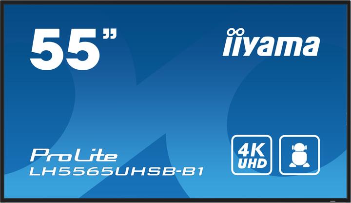 Immagine prodotto iiyama 55" 3840x2160, pannello UHD IPS, Haze 1%, 8 (3840 x 2160 pixel, 55")