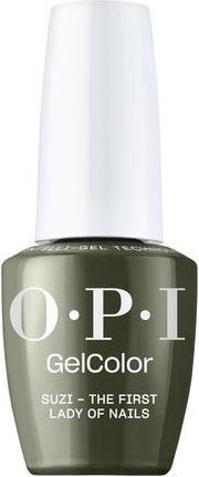 Actual product image OPI GelColor Opaque Bright Creme UV Cure Gel Nail Polish (Suzi The First Lady of Nails, UV gel varnish)