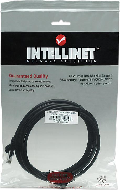 Actual product image Intellinet Patch cable (U/UTP, CAT5e, 2 m)