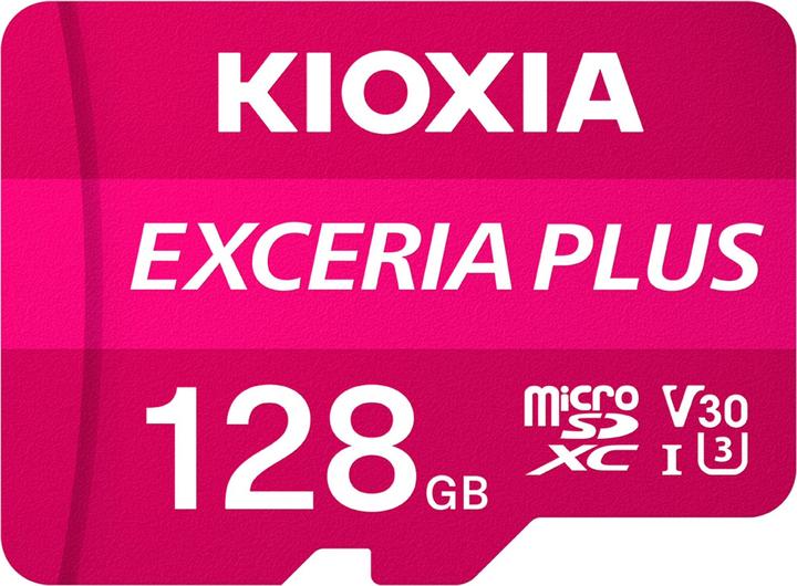Immagine prodotto Kioxia Exceria Plus 128GB microSDXC Classe 10 UHS-1 U3 (128 GB, microSDXC, U3, UHS-I)