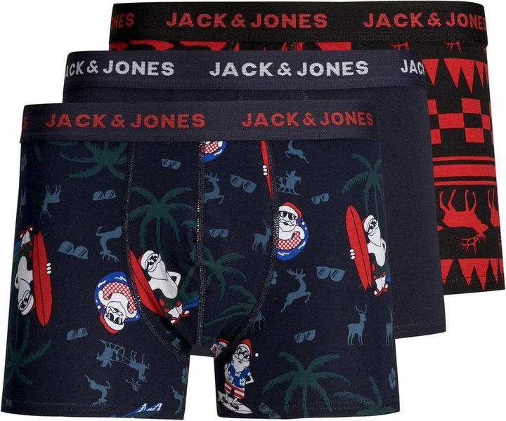 Jack & Jones Caleçon imprimé Saint-Nicolas (S, Lot de 3)