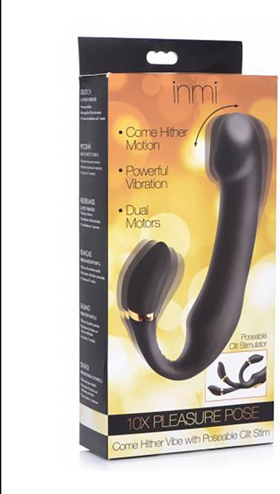 Produktbild Shots 10X Pleasure Silicone Vibrator with Clit Stimulator