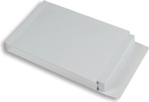 Actual product image Blanke Folding pockets 250x353x40mm E4 140g/sqm adhesive PU=250 pieces white (250 x)