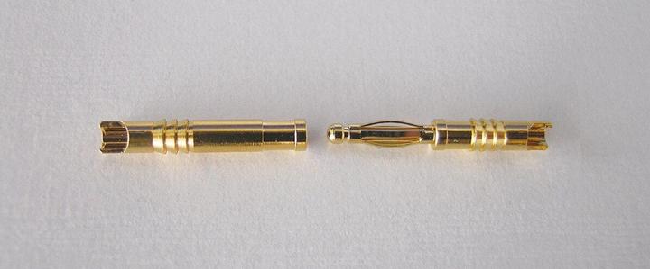 Image du produit Jamara Contact en or 2mm 100 paires