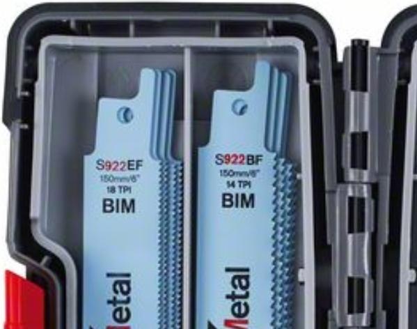 Immagine prodotto Bosch Professional Zubehör Set di lame per sega alternativa da 20 pezzi Legno e metallo
